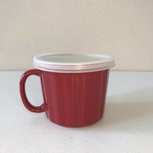 Good Cook Ceramic 18 Ounce Soup Dish, Red